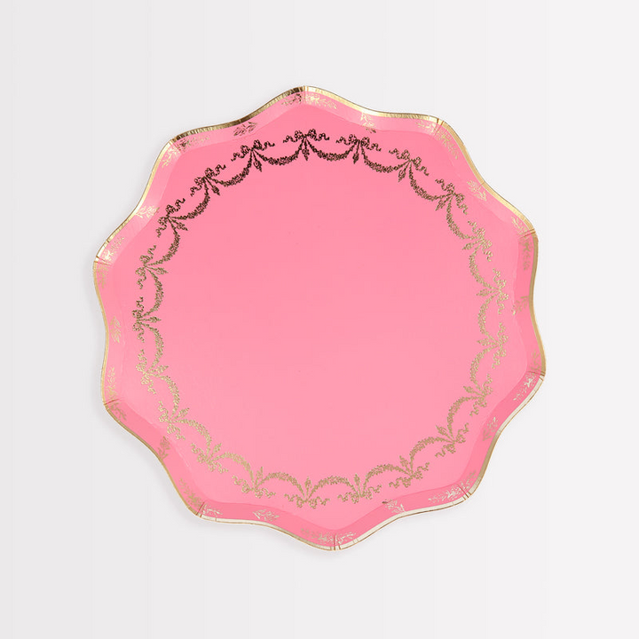 Multicolor Wavy Paris Dessert Plates