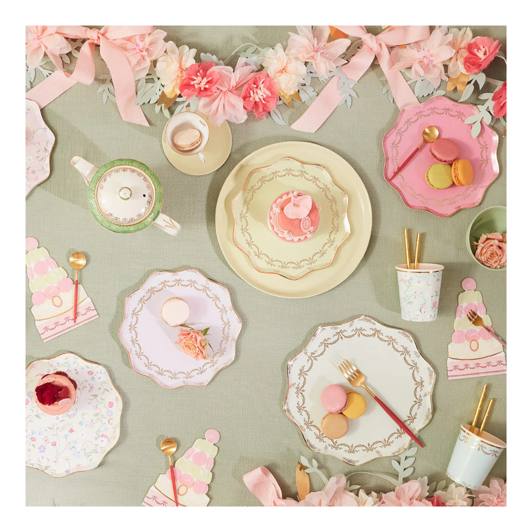 Meri Meri x Laduree Paris Floral Side Plates