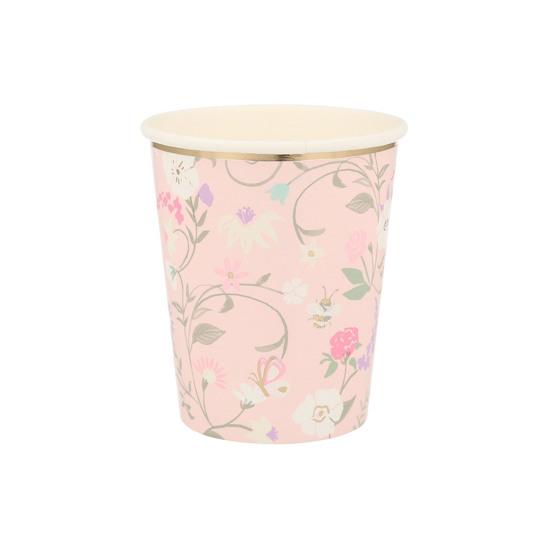 Floral Meri Meri x Laduree Paris Cups