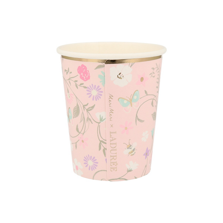 Floral Meri Meri x Laduree Paris Cups