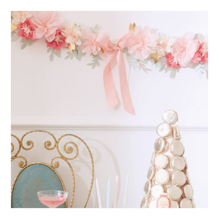 Meri Meri X Laduree Paris Floral Garland