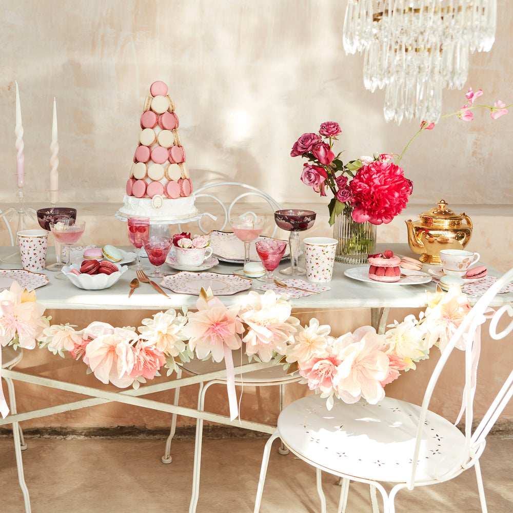 Meri Meri X Laduree Paris Floral Garland