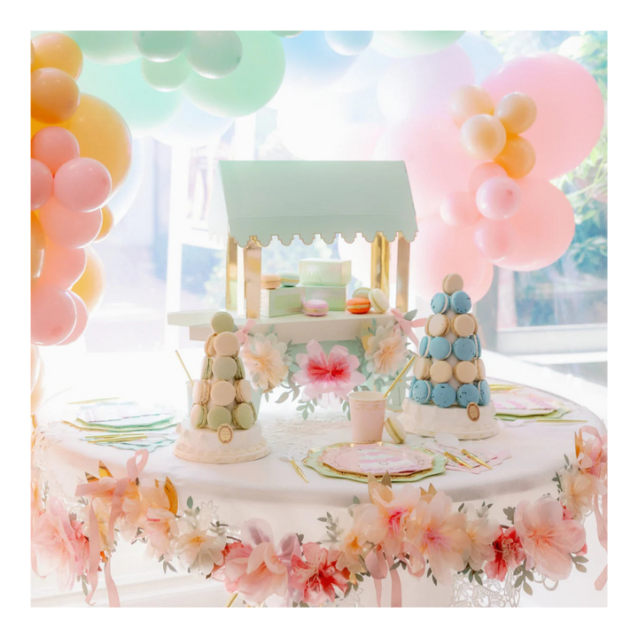 Meri Meri x laduree Paris Macaron Cart Party Centreiece