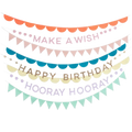 Rainbow Birthday Garland Set