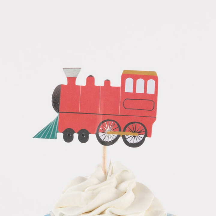 Orange Train Cupcake Kit