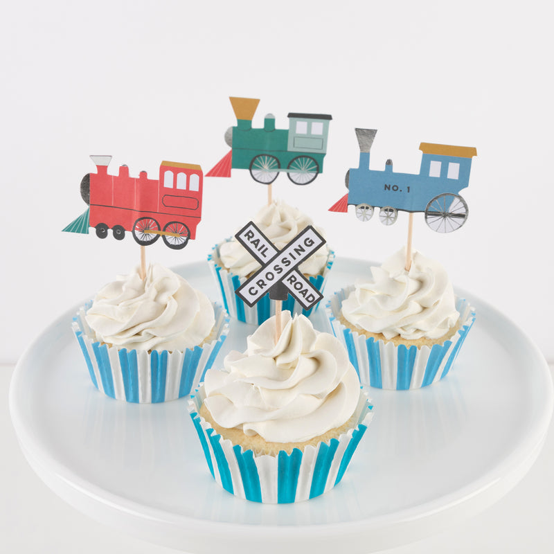 Orange Train Cupcake Kit