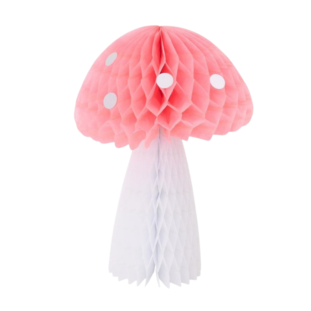 Honeycomb Toadstool Decorations