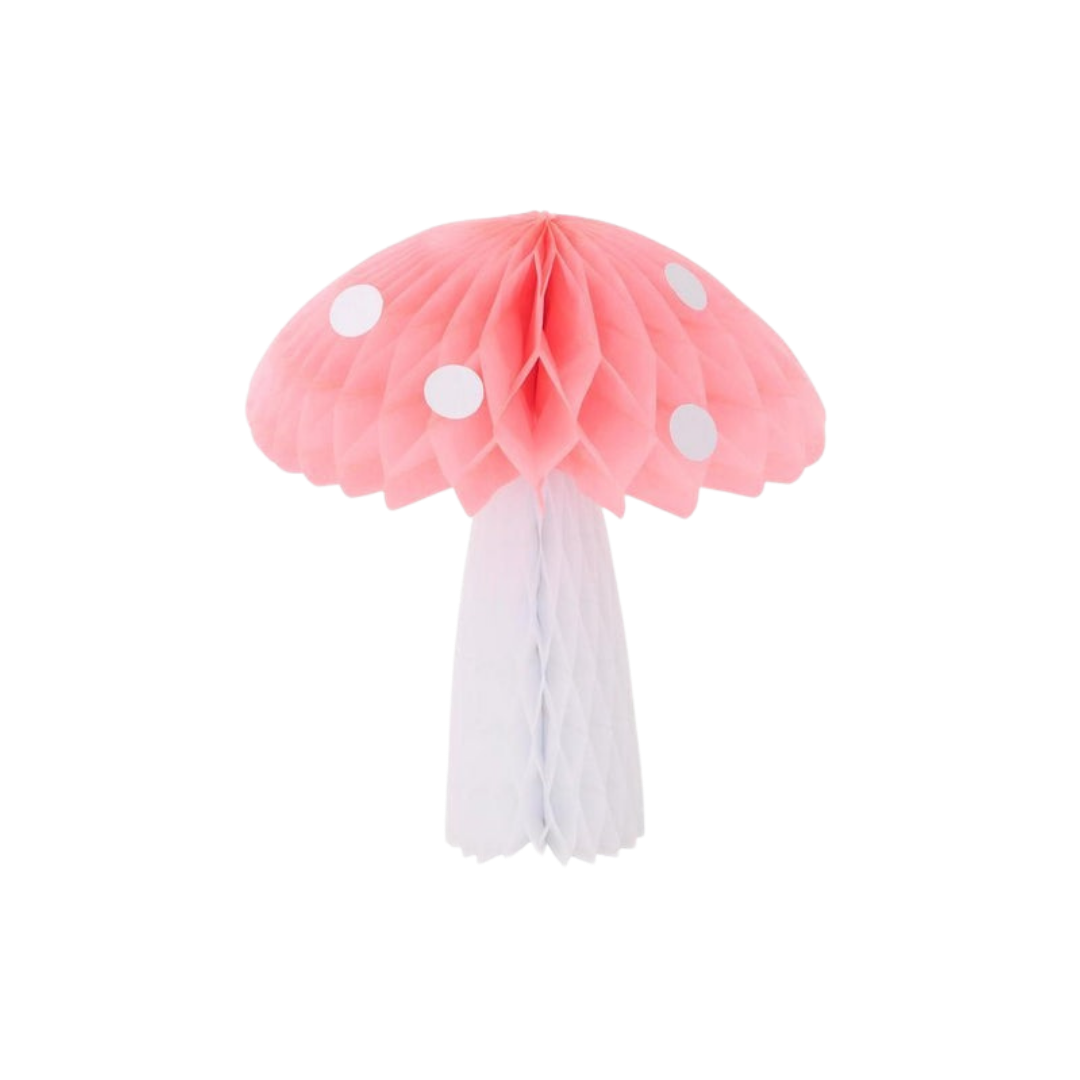 Honeycomb Toadstool Decorations