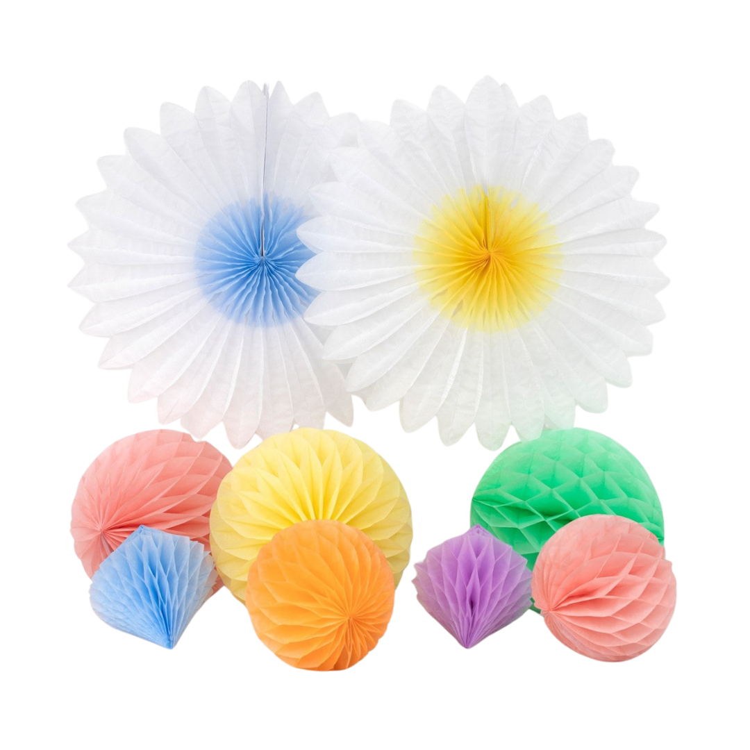Pastel Honeycomb Decoration Kit