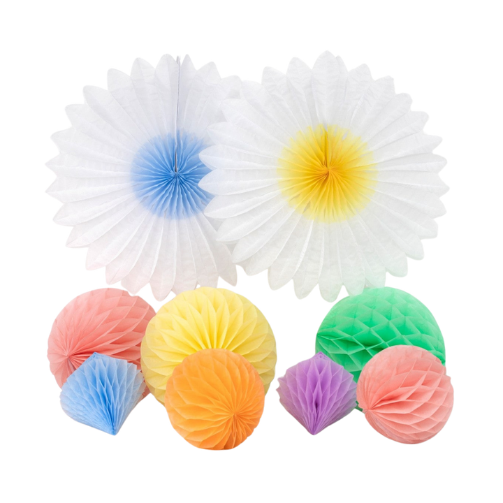 Pastel Honeycomb Decoration Kit