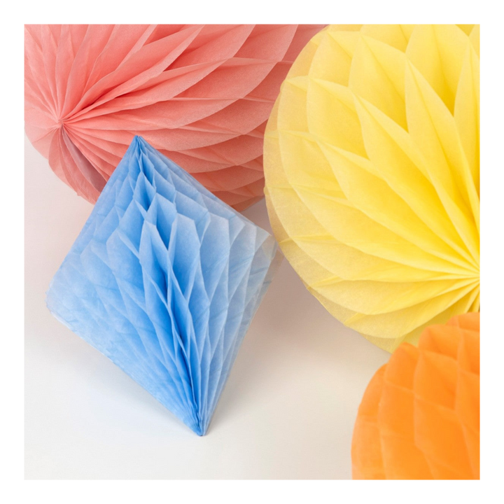 Pastel Honeycomb Decoration Kit