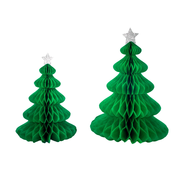 Green Giant Honeycomb Trees Table Decoration