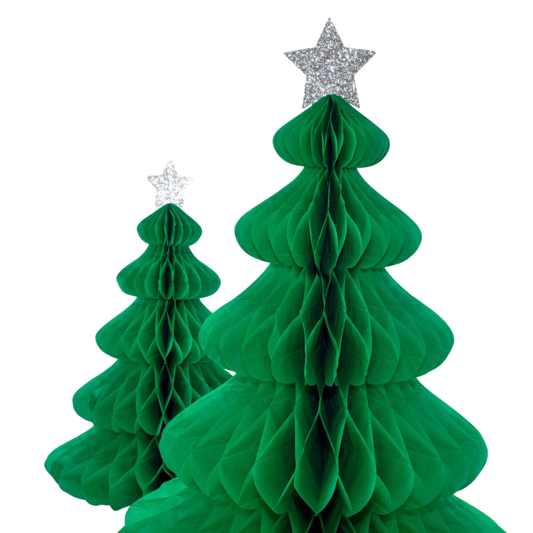 Green Giant Honeycomb Trees Table Decoration