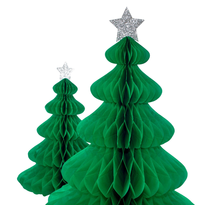 Green Giant Honeycomb Trees Table Decoration