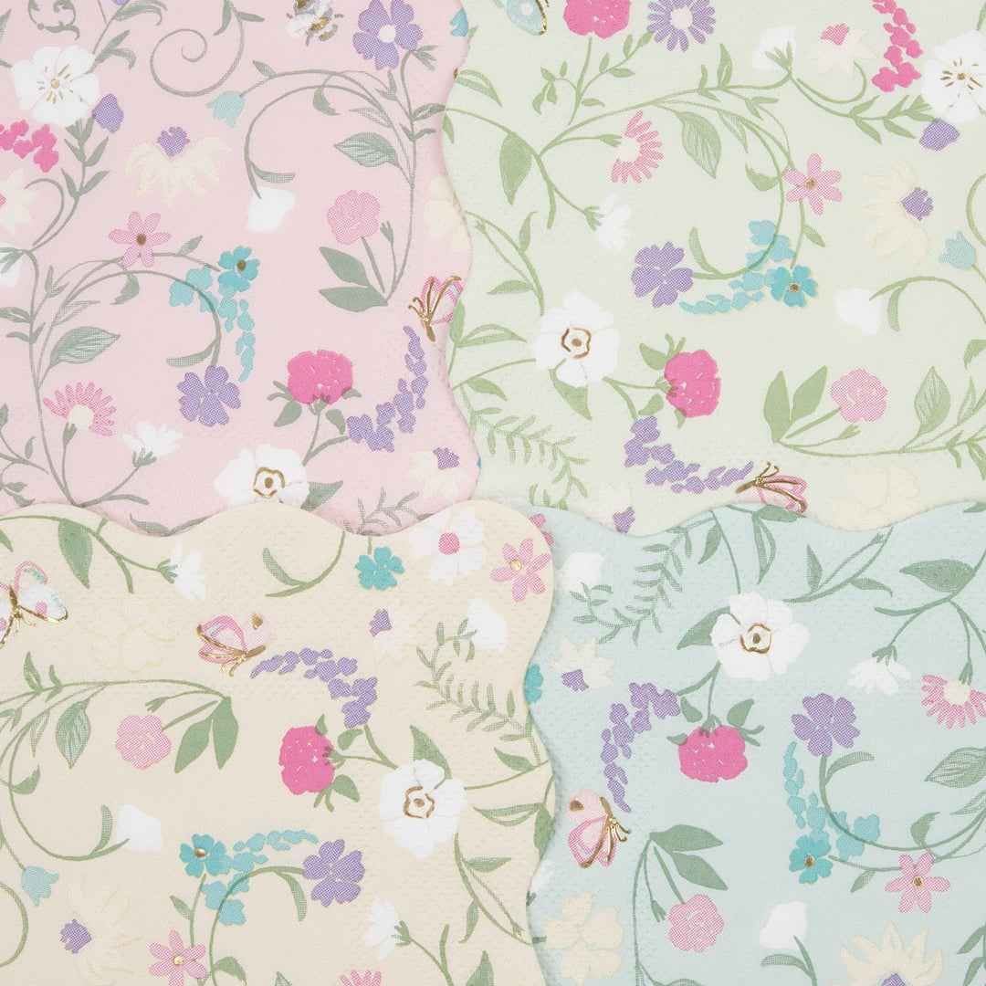 Meri Meri Laduree Paris Floral Small Napkins