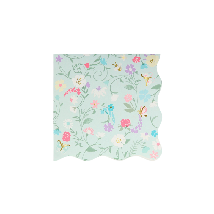 Meri Meri Laduree Paris Floral Small Napkins