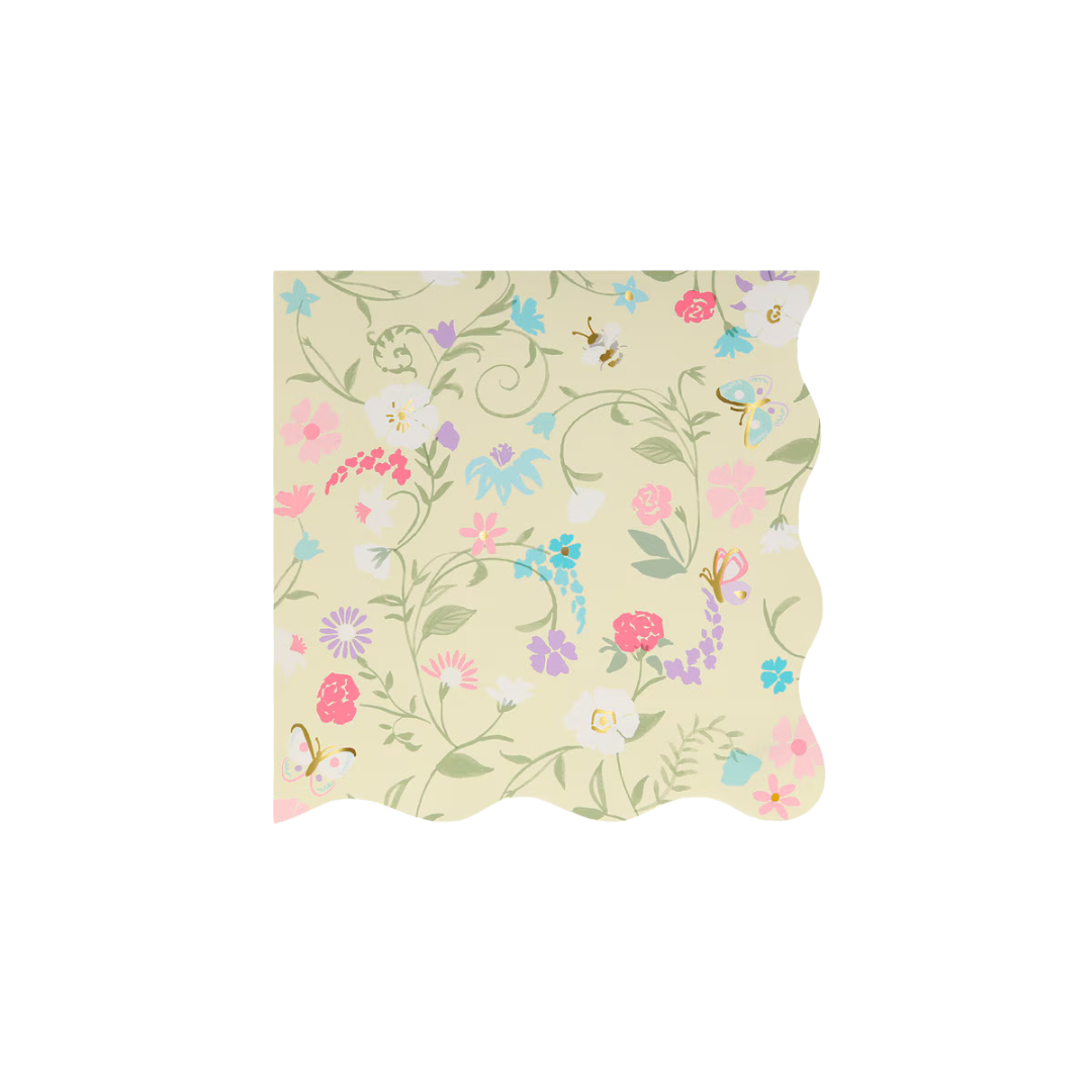 Meri Meri Laduree Paris Floral Small Napkins