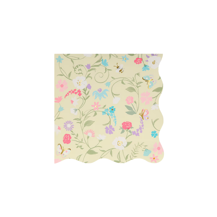 Meri Meri Laduree Paris Floral Small Napkins
