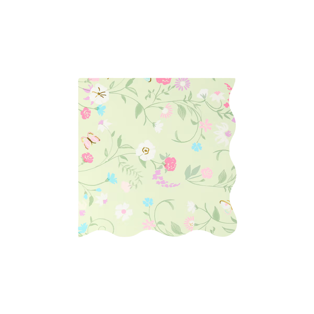 Meri Meri Laduree Paris Floral Small Napkins