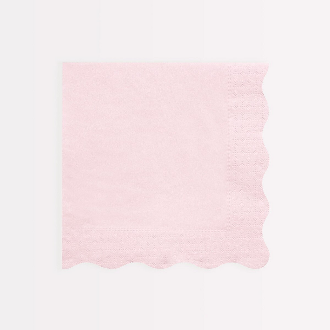 Pastel Wavy Paris Dinner Napkins