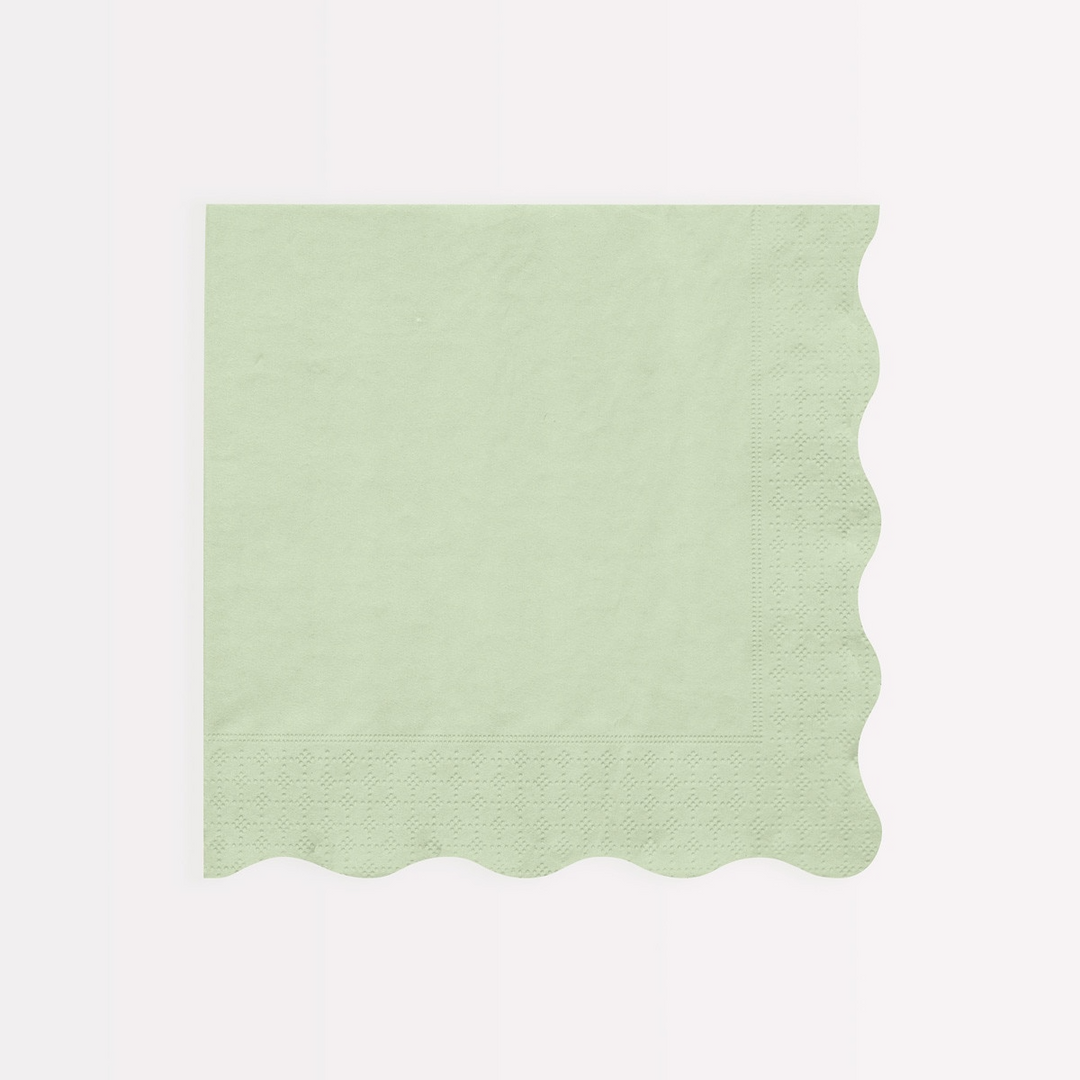 Pastel Wavy Paris Dinner Napkins