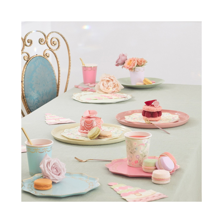 Multicolor Pastel Paris Dinner Napkins