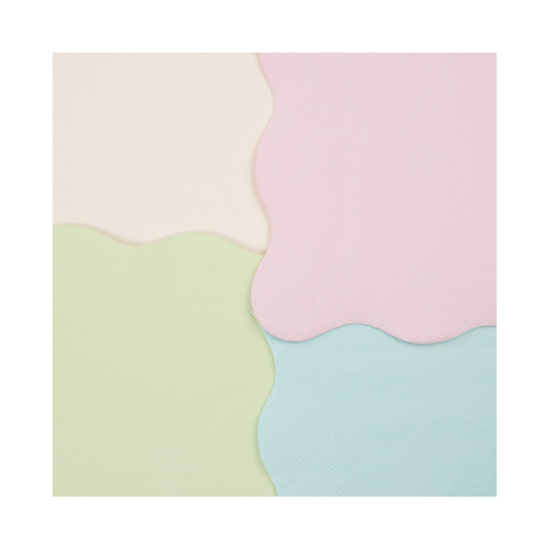 Multicolor Pastel Paris Dinner Napkins