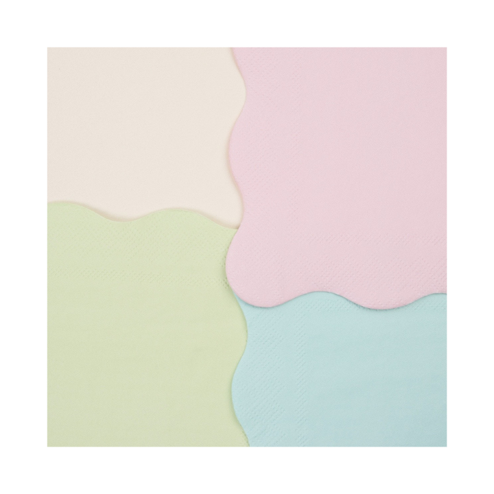 Multicolor Pastel Paris Dinner Napkins