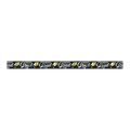 Black and gold graduation banner with Congrats Grad and caps graduation theme from Parte Haus party supply store in Bethesda MD.