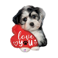 Puppy "Love You" Foil Balloon, 24in