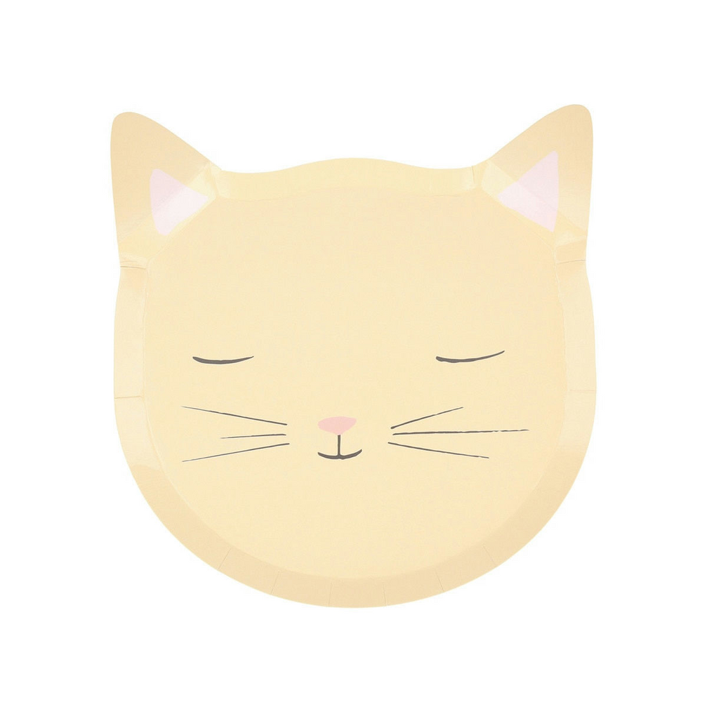Pastel Assorted Kitten Small Plates