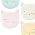 Pastel Assorted Kitten Small Plates