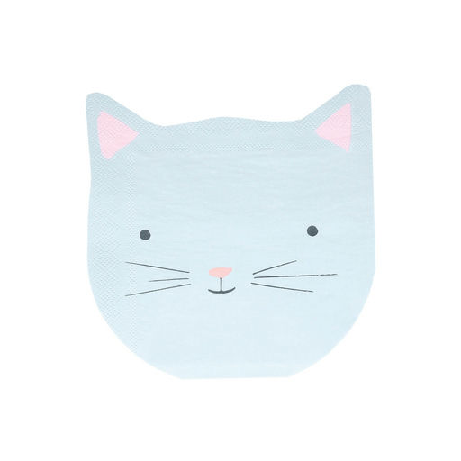 Assorted Pastel Kitten Cocktail Napkins