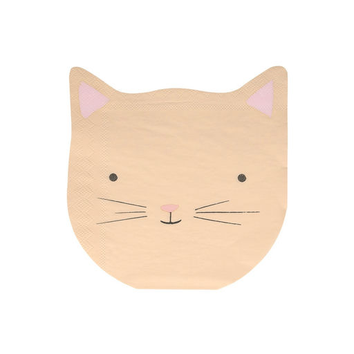 Assorted Pastel Kitten Cocktail Napkins