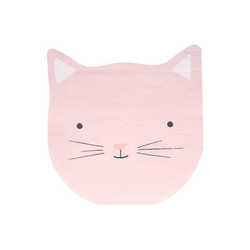 Assorted Pastel Kitten Cocktail Napkins