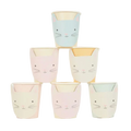 Assorted Pastel Kitten Cups