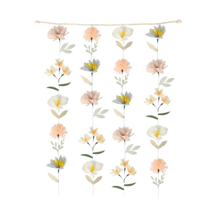 Pastel Flower Wall