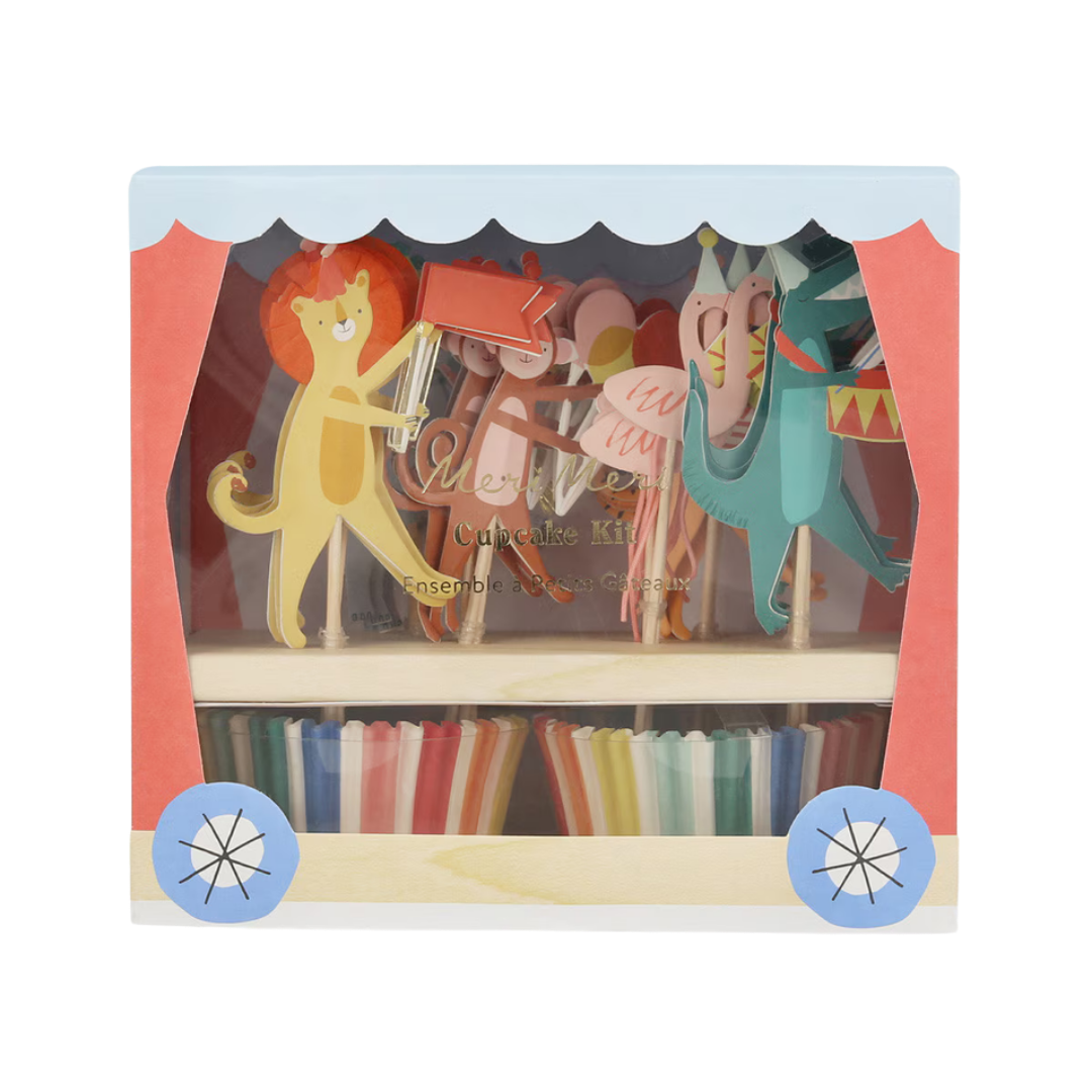 Animal Parade Cupcake Kit