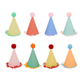 Assorted Colors Mini Party Hats