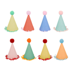 Assorted Colors Mini Party Hats