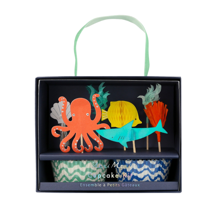 Octupus & Shark Cupcake Kits