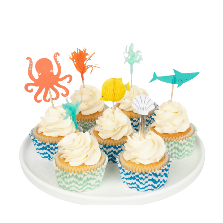 Octupus & Shark Cupcake Kits