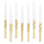 Gold Dipped Twisted Candles