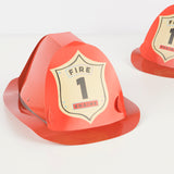 Firefighter Party Hats - 8pk