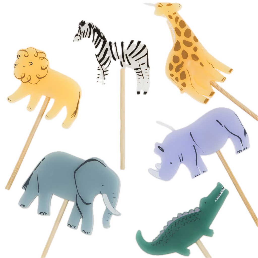 Jungle Animal Candles