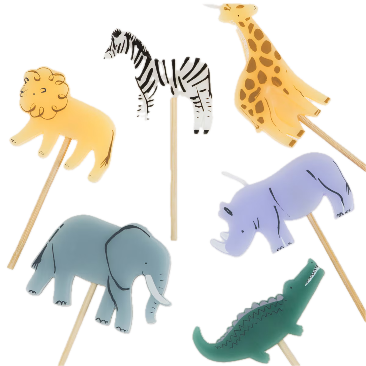Jungle Animal Candles