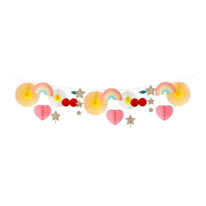 Fun Icon Honeycomb Garland