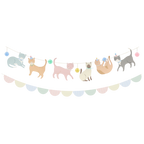 Multicolor Pastel Kitten Garland