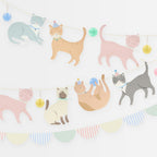 Multicolor Pastel Kitten Garland