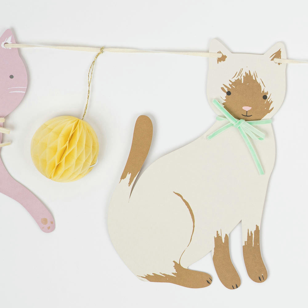 Multicolor Pastel Kitten Garland